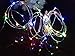 Viewpick 4m 40 LEDs Multicolor Fairy Lights Silver Wire String Lights AA Battery Powered Led String Starry Light for Outdoor Decorative Halloween Christmas Parties Activities