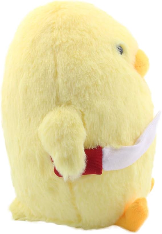 duck plushie with knife