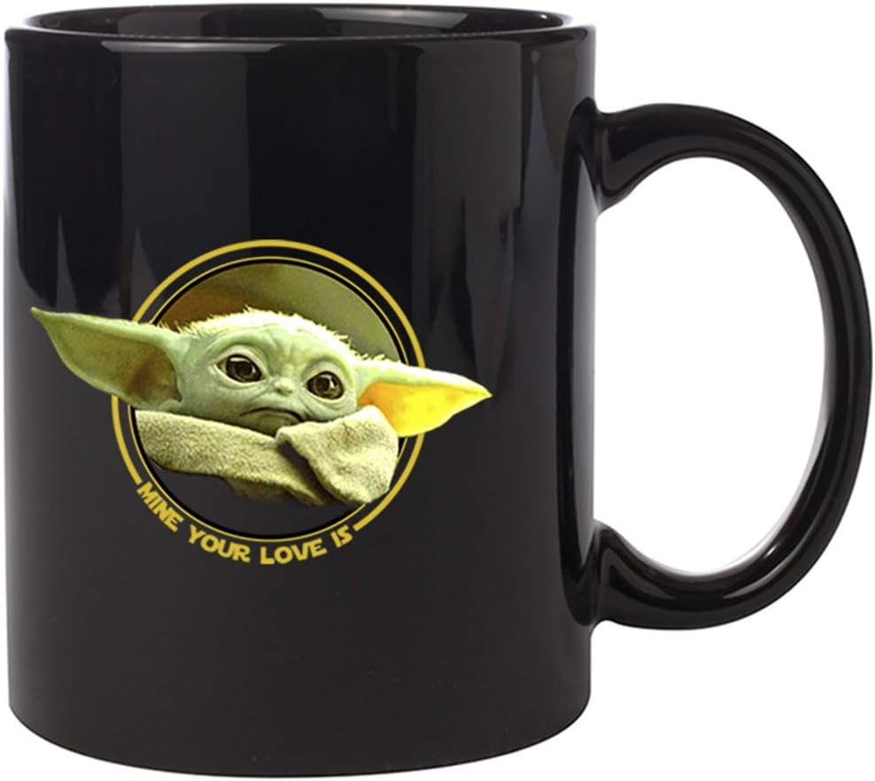 Baby Yoda Mug Mandalorian Star Wars Fan Gift Mine Your Love Is