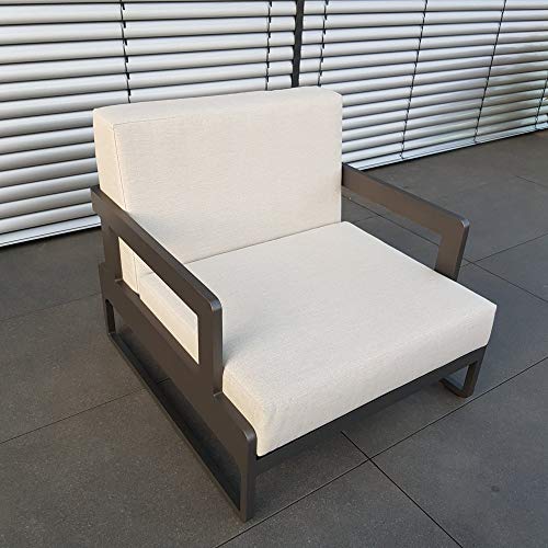 ICM Alu Gartenlounge Set Marseille Aluminium anthrazit Gartenmöbel Loungegruppe Terrassenmöbel Outdoormöbel Loungeset Outdoorlounge Gartenmöbelset – Bild 4