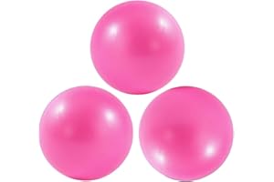 ElwynnLane 9 Inch Exercise Pilates Ball Mini Exercise Barre Ball for Yoga,Stability Exercise Training Gym Anti Burst and Slip Resistant Balls Physical Therapy Improves Balance, Core Strength