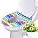 EASYOWN Toilet Seat Cover Soft and Warm Toilet Seat Cushion (Blue Edge)