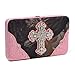 Realtree Camouflage Extra Deep Frame Wallet Purse w/ Rhinestone Cross -Camo/Pink