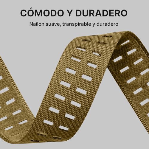 Bandletic 22mm 26mm Quick Fit Outdoor Nylon Bands Compatible with Garmin Watch, Heavy Duty Military Strap for Fenix/Instinc/Tactix Delta/Descent/Epix Pro/Enduro/Quatix