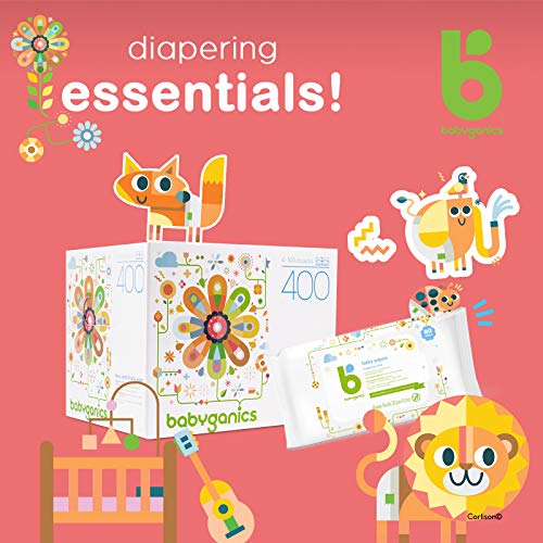 BABYGANICS BABY WIPES, FRAGRANCE FREE, 80 CT