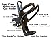 Can Am Spyder Passenger Grab Rail Cup Holder - Satin Black Model - NOT for Handlebar Mount - Bear Claw #6214CAA