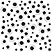 yueton 500pcs Black and White Adhesive Back Mini Wiggle Eyes Small Plastic Round Moving Googly Eyes for Children School Classroom Home Arts & Crafts Models