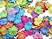 RATREE 888 Handmade100 pcs Patch Starburst Flowers 29x29mm Mulberry Paper Flowers Scrapbooking Wedding DIY Craft Supplies Card Artificial Flowers 10 Colors