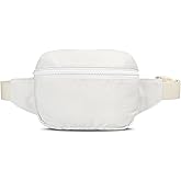 Frenou Fanny Pack Waist Belt Bag Fashion Fanny Women and Men Gift Waist Pack With Adjustable Strap For Travel Running 2L Beige