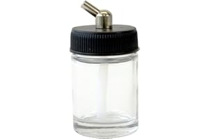Paasche 1-Ounce Glass Bottle Assembly for H Airbrush (H-1-OZ-AM)