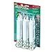 Brite Star Battery Operated 9-inch LED Candles - 6 Count Flickering Flameless Candles with Timer - Perfect for Home Décor, White