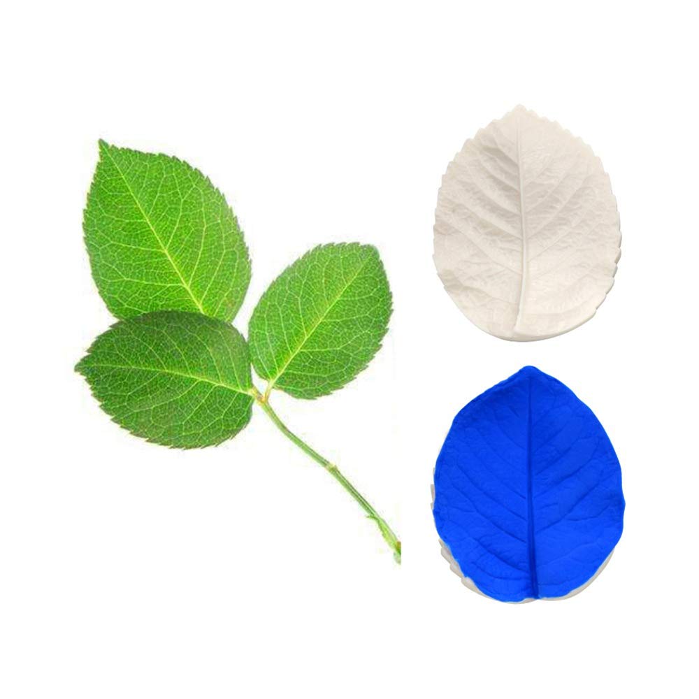 AK ART KITCHENWAREGumpaste Flower Making Tools Rose Leaf Veiners Silicone Veining Molds Fondant Tools Cake Decorating Supplies (VM063)