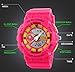 Fanmis Children Boys Girls Sporty Design Multifunctional Analog Digital Waterproof Wrist Watch Yellow