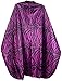 Icarus Professional Purple Zebra Styling Salon Cape Snaps