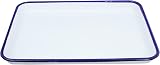 iplusmile Enamel Serving Tray Rectangular Fruit Snack Platter Kitchen view 1