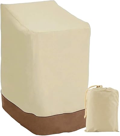Amazon Com Cherry Juilt Patio Stackable Chair Cover Waterproof