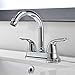 Comllen Best Commercial Centerset Two-Handle Lavatory Chrome Bathroom Sink Faucet, Bathroom Faucets Chrome Finish Without Drain Stopper