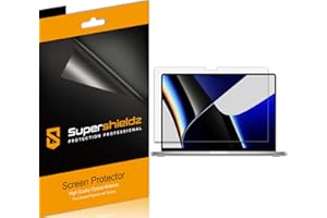Supershieldz (3 Pack) Anti-Glare (Matte) Screen Protector Designed for New MacBook Pro 16 inch (2021-2023 Release) [M3 / M3 Pro / M3 Max / M2 Pro / M2 Max / M1 Pro / M1 Max]