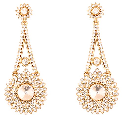 Touchstone indian bollywood rhinestone bridal chandelier designer…