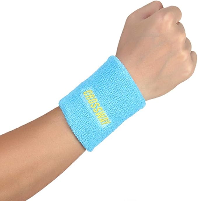 LSX Pulsera Deportiva, Sudor de muñeca con 2 Piezas, Muñequera Deportiva Algodón Acolchado Suave LSX Pulsera Deportiva, Sudor de muñeca con 2 Piezas, Muñequera Deportiva Algodón Acolchado Suave