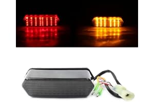 Remaiw moto LED Integrated Tail Light for 2014-2018 Grom MSX 125 Motorcycle, Turn Signal Taillight Brake Stop Running Indicator Sequential Lights for MSX125/SF CBR650F CTX700 CTX700N, Smoke Len