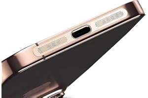 for iPhone 17 Earpiece Speaker Mesh Anti Dust Proof Adhesive Cover - 4pcs/Gold - Compatible with 16 Pro Max /16 Pro/iPhone 15