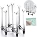 Marbrasse Retractable Cup Drying Rack, Drinking Glass and Sports Bottle Drainer Stand, Plastic bag dryer and Mug Tree with Non-slip Bottom For Kitchen Countertop primary