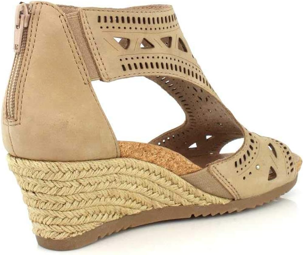 earth barbuda wedge sandal
