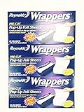Reynolds Pre-cut Pop-up Foil Sheets Food Wrappers (25 Sheets) (3)