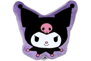 Hello Kitty & Friends Kuromi Bedding Super Soft Plush Decorative Pillow, One Size, (100% Officially Licensed Product) by Franco