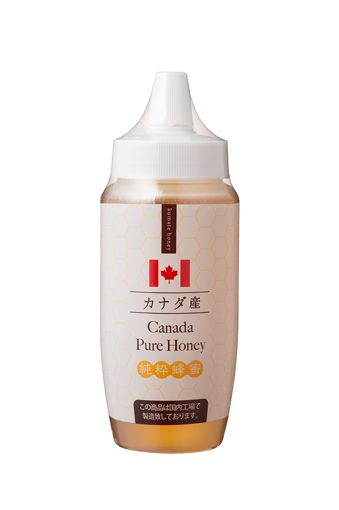 [熊手のはちみつ] カナダ産はちみつ (ポリ 500g) 100％純粋 ハチミツ 蜂蜜 honey商品画像