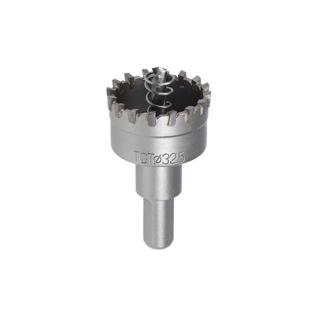 sourcing map 32.5mm Carbide Hole Cutter, Hole Saws for Stainless Steel Sheet Metal, High Density Carbide Tooth
