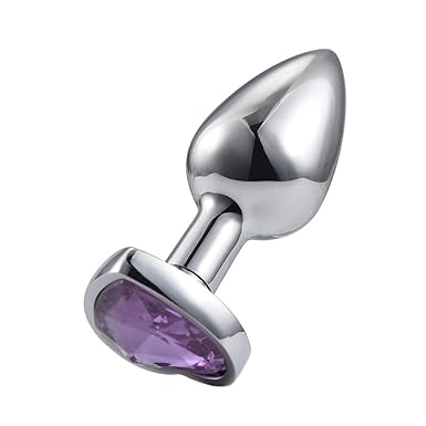 tohole Damen Hinterer Analplug des Wirbelherzbohrers Prostata Massagegerät Metall Edelstahl Hook Analplug Kristall Wasserfest