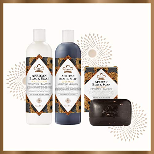 Nubian Heritage Bath and Body Kit Skin Care Products African Black Soap