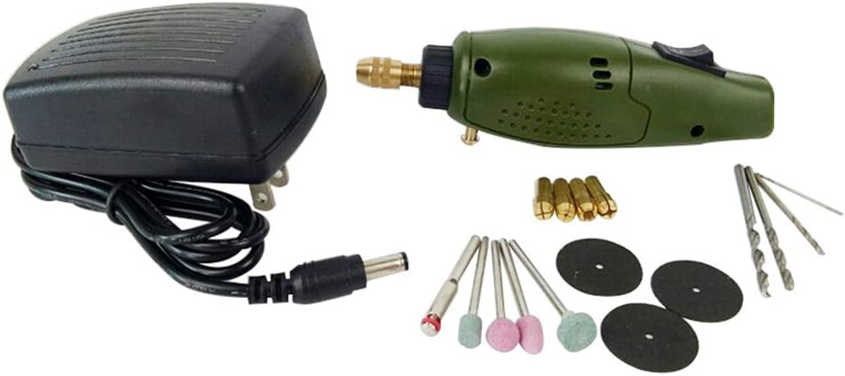 UKCOCO Electric Grinder Set, Multifunctional Mini Handle Electric Drill Rotary Tool Engraving Pen Grinding Machine for Jade Small Crafts Drilling Milling Trimming Grinding