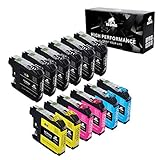 IKONG LC203 Compatible Ink Cartridge Replacement for Brother LC203 LC203XL Works with Brother MFC-J480DW,J680DW,J485DW,J885DW,J460DW,J880DW,MFC-J4420DW,J4620DW,MFC-J4320DW,J5620DW,J5520DW, J5720DW