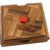 Impossible Square Wooden Puzzle Brain Teaser