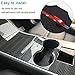 DKIIGAME Tesla Model 3 Center Console Wrap Kit,Carbon Fiber Style Panel for Tesla Model 3 Console Protector Accessories (Carbon Fiber Style)