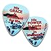 Christian Guitar Picks - Almighty God (12-Pack) - Encouraging Bible Scripture Verse - Psalm 23 - Inspirational Gifts Church Supplies Praise and Worship Guitar Stocking Stuffers