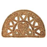 Silk Route Ceylon Coco Fiber Hearts Galore Scraper Doormat,30 inch by 18 inch