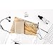 Minimalist Soft PU Leather Pencil Case Handy Travel Organizer Purse Pouch Makeup Bag Gold