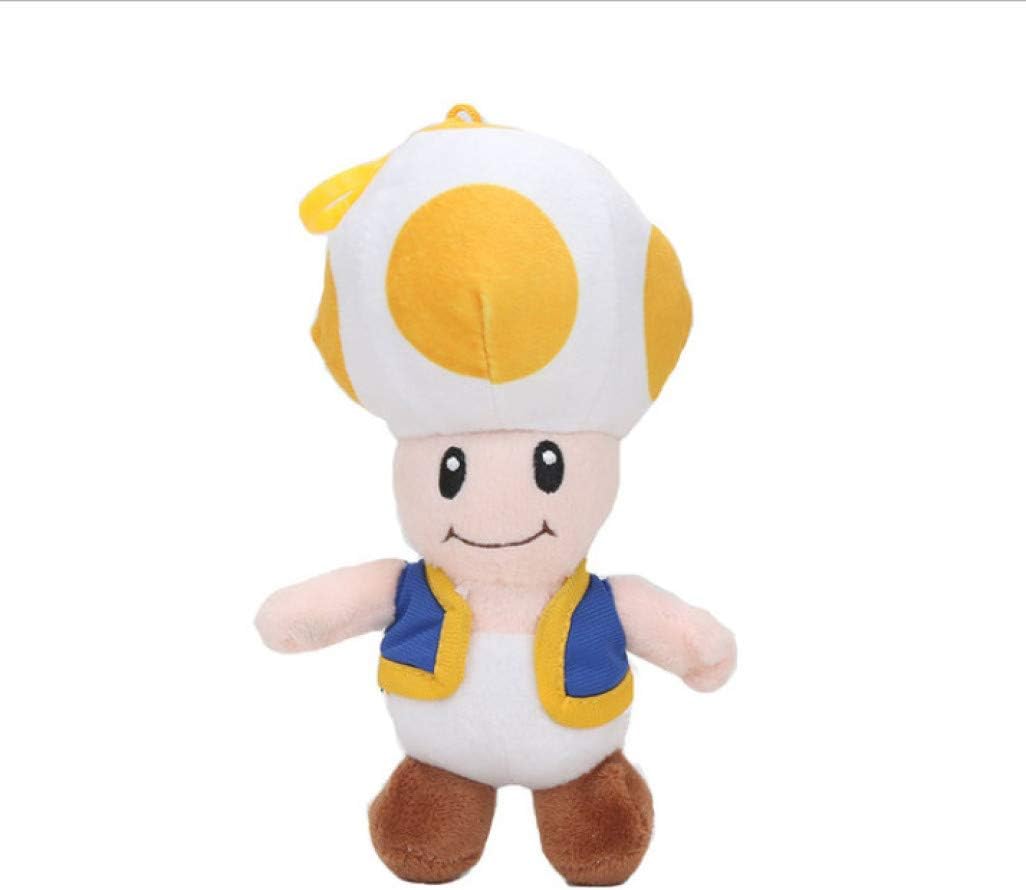 Hanyyj Plush Toys Super Mario Bros Luigi Dry Bones Toad Yoshi Princess Peach Daisy Plush Doll Toys Birthday Party Lot 18Cm