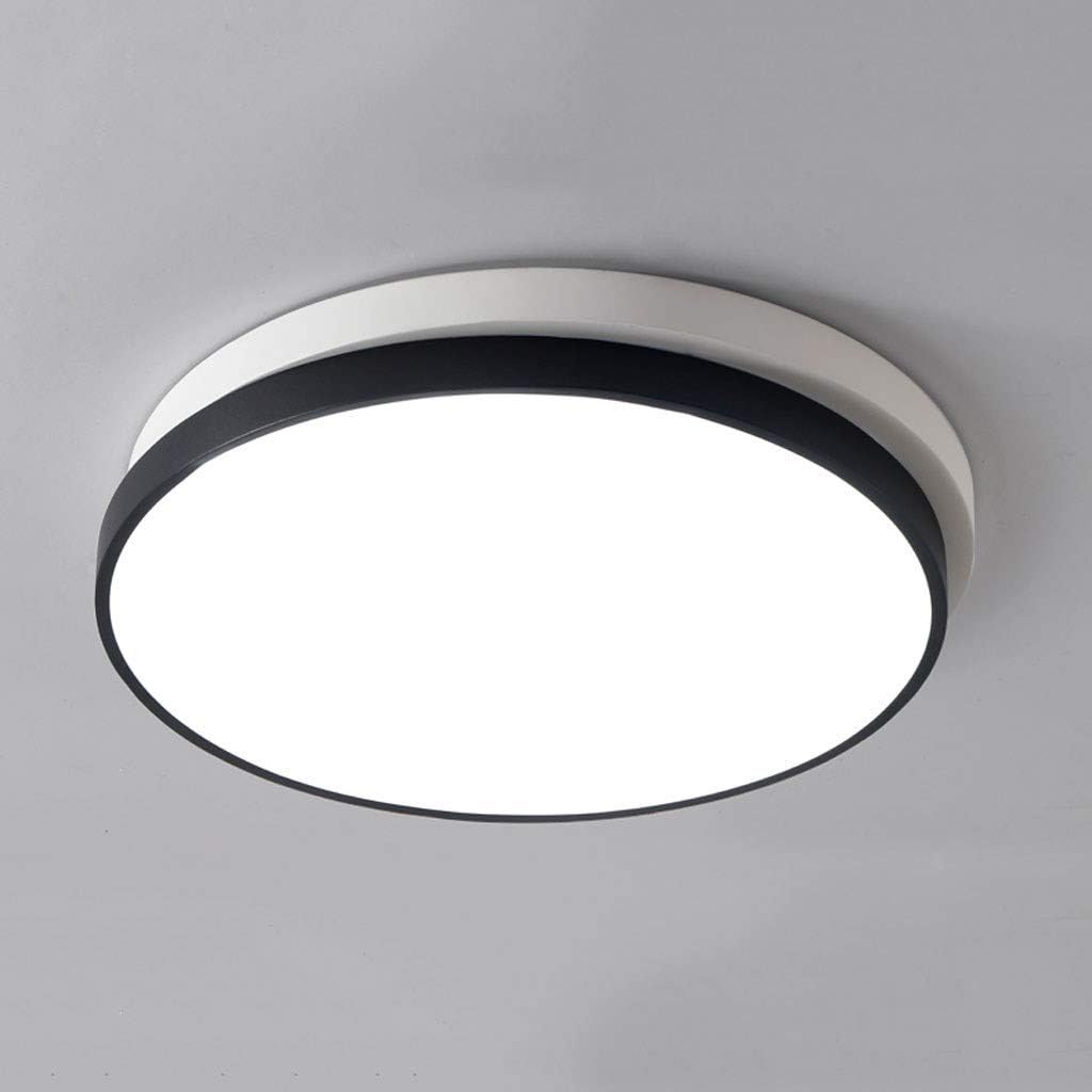 WANGJIANG - Plafón empotrado redondo LED 18 W, iluminación