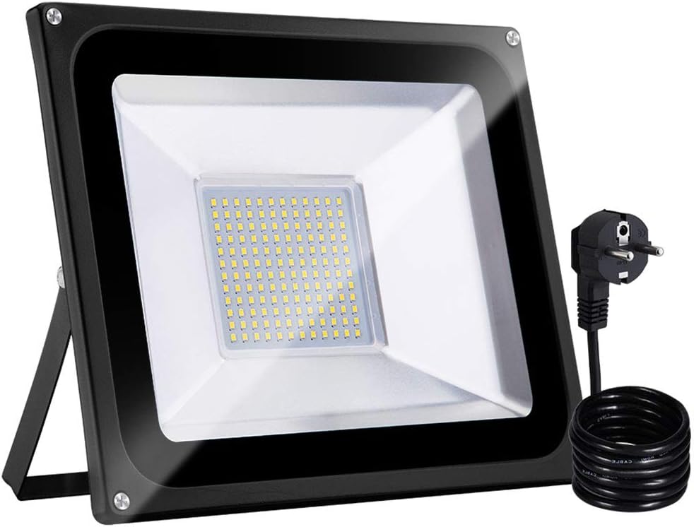Foco LED Exterior Inundador Con/sin Detector Movimiento - 20W A 500W, IP66, Blanco Frío/cálido, 220V