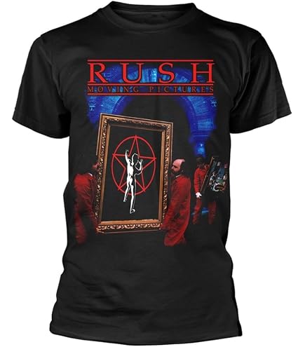 Amazon.com: Rush T Shirt Moving Pictures Tour 1981 Official