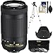 Nikon 70-300mm f/4.5-6.3G DX AF-P ED Zoom-Nikkor Lens with 3 UV/CPL/ND8 Filters + Hood + Tripod + Kit (Renewed) primary