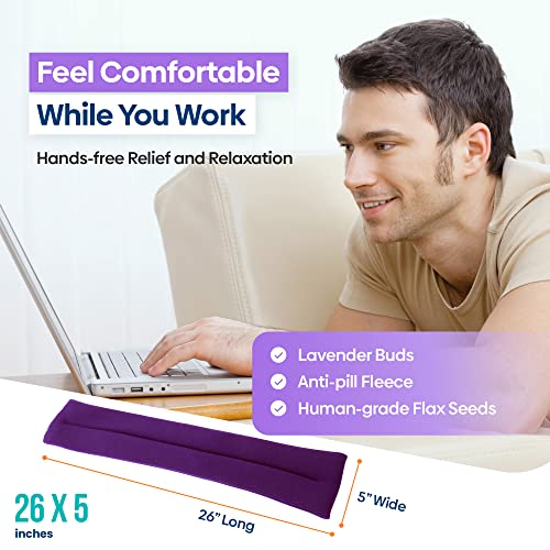 SunnyBay Microwave Heating Pad, Microwavable Heated Neck and Shoulder Wrap with Lavender