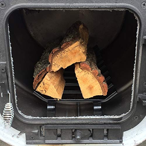 SteelFreak Heavy Duty 13 x 10 Inch Steel Grate for Wood Stove & Fireplace - Made in The USA (Renewed)