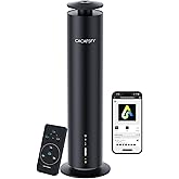 Waterless Scent Diffuser,Hotel Scent Diffuser-Smart APP Control-Cover Up to 1000 Sq.Ft.-Cold Air Tech,Scent Diffusers for Home,Aromatherapy,Large Room,Spa,Commercial-Black Essential Oil Diffuser