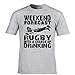 Weekend Rugby Forecast Mens T-Shirt